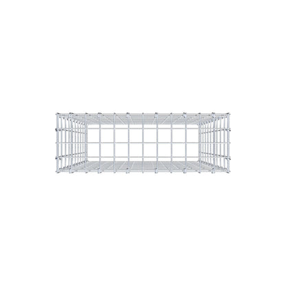 Anbaugabione Typ 3 100 cm x 60 cm x 20 cm (L x H x T), Maschenweite 5 cm x 10 cm, C-Ring