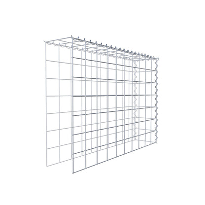 Opbouw schanskorf type 4 100 cm x 70 cm x 20 cm (L x H x D), maaswijdte 10 cm x 10 cm, spiraal