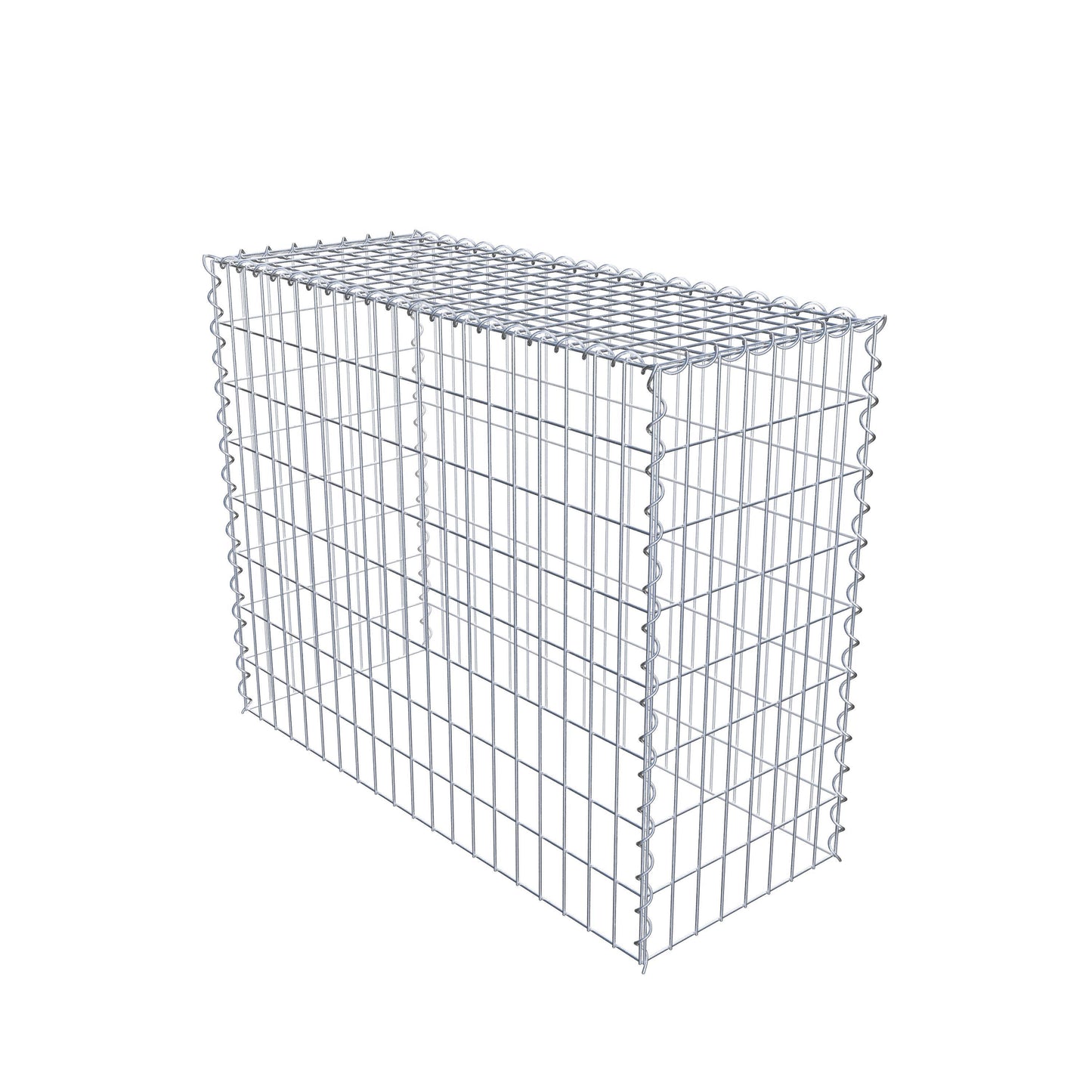 Anbaugabione Typ 3 100 cm x 80 cm x 40 cm (L x H x T), Maschenweite 5 cm x 10 cm, Spirale