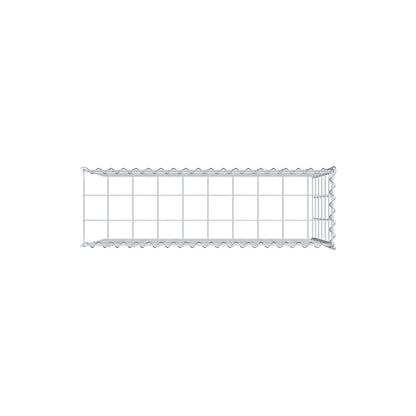 Gabion rapporté type 4 100 cm x 60 cm x 30 cm (L x H x P), mailles 10 cm x 10 cm, spirale