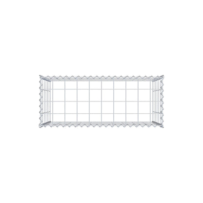 Anbaugabione Typ 3 100 cm x 60 cm x 40 cm (L x H x T), Maschenweite 10 cm x 10 cm, Spirale