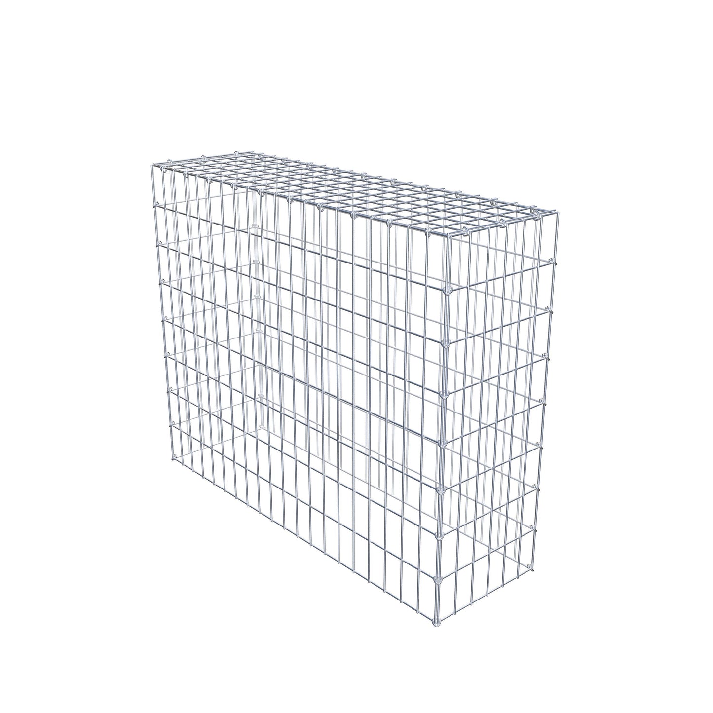 Anbaugabione Typ 3 100 cm x 80 cm x 30 cm (L x H x T), Maschenweite 5 cm x 10 cm, C-Ring