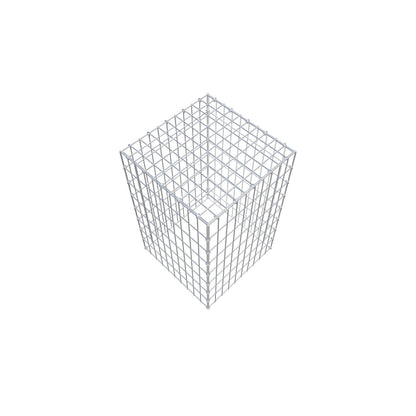 Anbaugabione Typ 3 80 cm x 50 cm x 50 cm (L x H x T), Maschenweite 5 cm x 10 cm, C-Ring