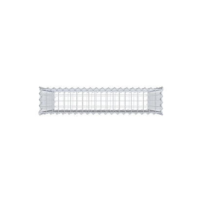 Gabião 100 cm x 90 cm x 20 cm (C x A x P), malhagem 5 cm x 5 cm, espiral