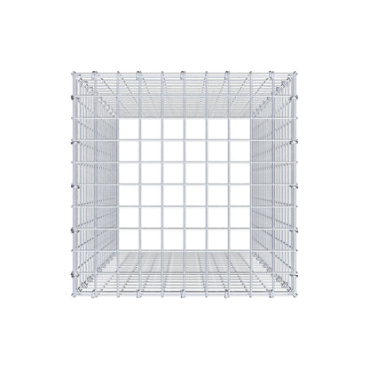 Monteret gabion type 3 100 cm x 50 cm x 50 cm (L x H x D), maskestørrelse 5 cm x 5 cm, C-ring