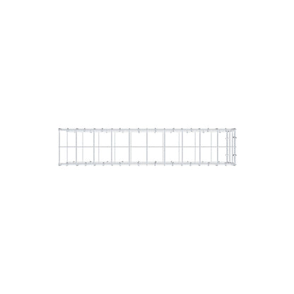Mounted gabion type 2 100 cm x 30 cm x 20 cm (L x H x D), mesh size 10 cm x 10 cm, C-ring