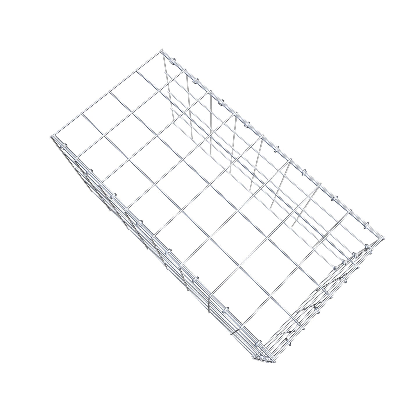 Gabião Tipo 4 80 cm x 40 cm x 40 cm (C x A x P), malhagem 10 cm x 10 cm, anel C