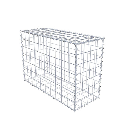 Gabione 100 cm x 70 cm x 40 cm (L x H x T), Maschenweite 10 cm x 10 cm, Spirale