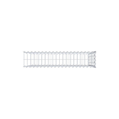 Opvokset gabion type 2 100 cm x 70 cm x 20 cm (L x H x D), maskestørrelse 5 cm x 10 cm, spiral