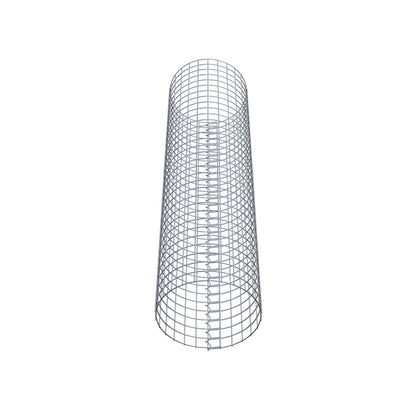 Colonne de gabion ronde 42 cm de diamètre, 160 cm de hauteur, maille 5 cm x 5 cm