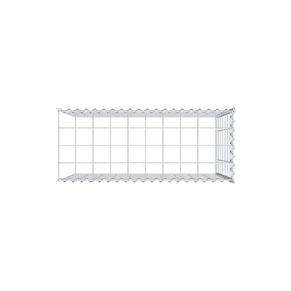 Opvokset gabion type 4 100 cm x 70 cm x 40 cm (L x H x D), maskestørrelse 10 cm x 10 cm, spiral