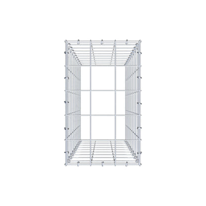 Anbaugabione Typ 3 100 cm x 30 cm x 50 cm (L x H x T), Maschenweite 10 cm x 10 cm, C-Ring
