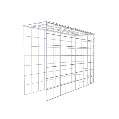 Gabbione aggiuntivo tipo 4 100 cm x 70 cm x 30 cm (L x H x P), maglia 10 cm x 10 cm, spirale