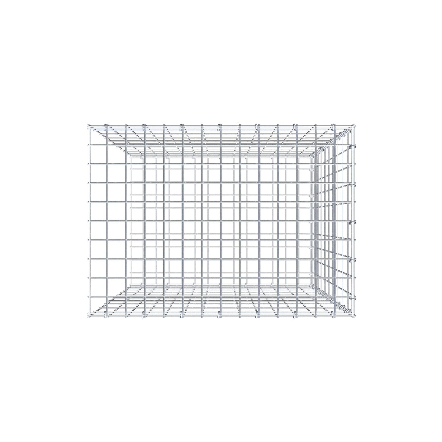Pila adicional tipo 2 100 cm x 70 cm x 50 cm, malla 5 cm x 10 cm, anillo en C