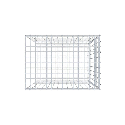Pila adicional tipo 2 100 cm x 70 cm x 50 cm, malla 5 cm x 10 cm, anillo en C