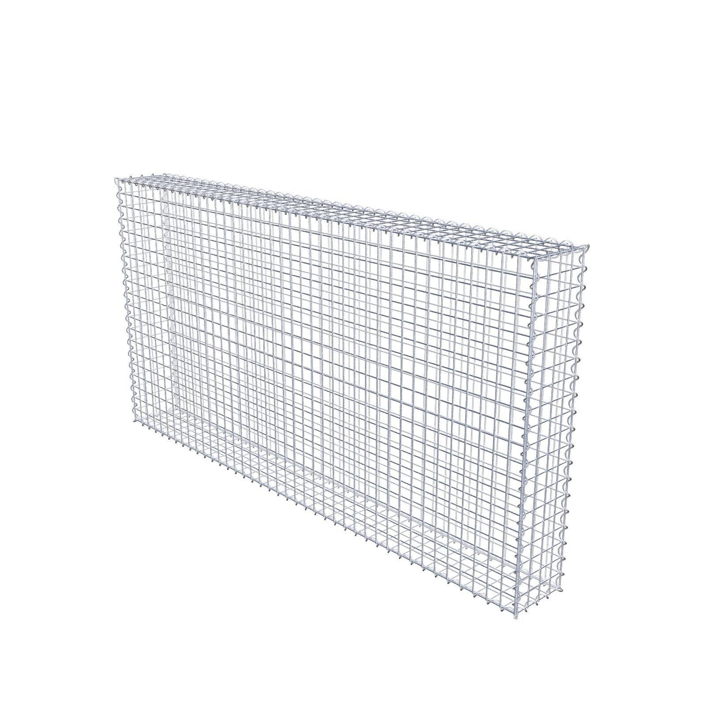 Gabbione 200 cm x 100 cm x 20 cm (L x H x P), maglia 5 cm x 5 cm, spirale