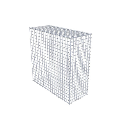Opvokset gabion type 2 100 cm x 100 cm x 40 cm (L x H x D), maskestørrelse 5 cm x 5 cm, spiral