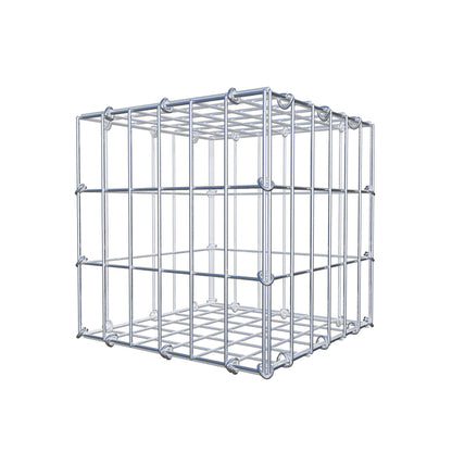 Gabion 30 cm x 30 cm x 30 cm (L x H x D), maskestørrelse 5 cm x 10 cm, C-ring