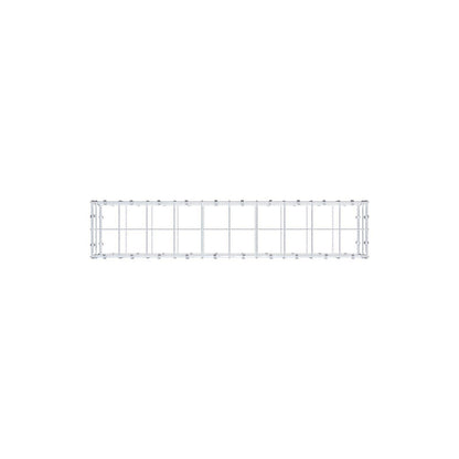 Gabion 100 cm x 20 cm x 20 cm (L x H x D), maskestørrelse 10 x 10 cm, spiralring