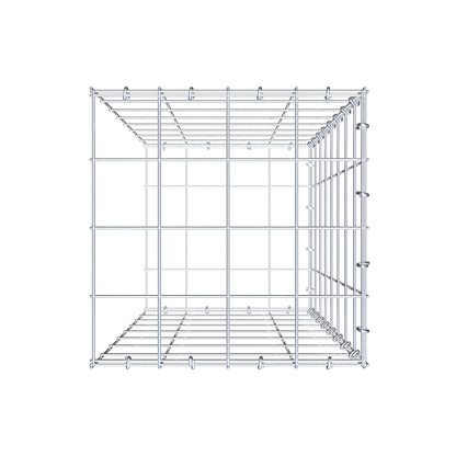 Pila adicional tipo 2 80 cm x 40 cm x 40 cm (L x A x P), malla 10 cm x 10 cm, anillo en C