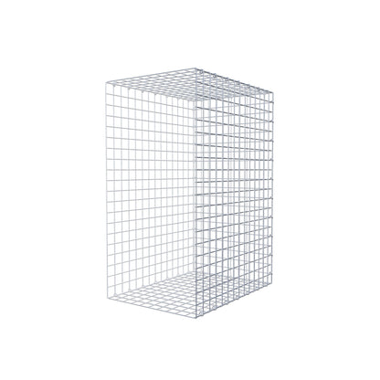 Gavión complementario de tipo 2 100 cm x 70 cm x 50 cm (largo x alto x fondo), malla 5 cm x 5 cm, anillo en C