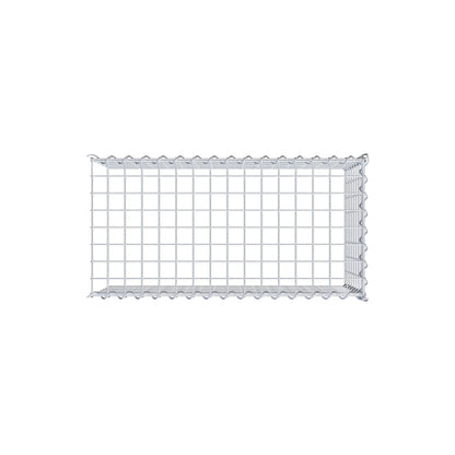 Opvokset gabion type 4 80 cm x 40 cm x 40 cm (L x H x D), maskestørrelse 5 cm x 5 cm, spiral