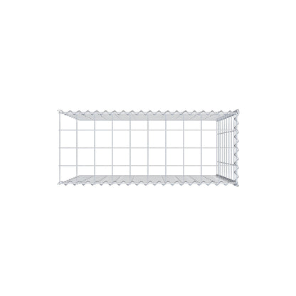 Grown-on gabion type 4 100 cm x 90 cm x 40 cm (L x H x D), mesh size 10 cm x 10 cm, spiral