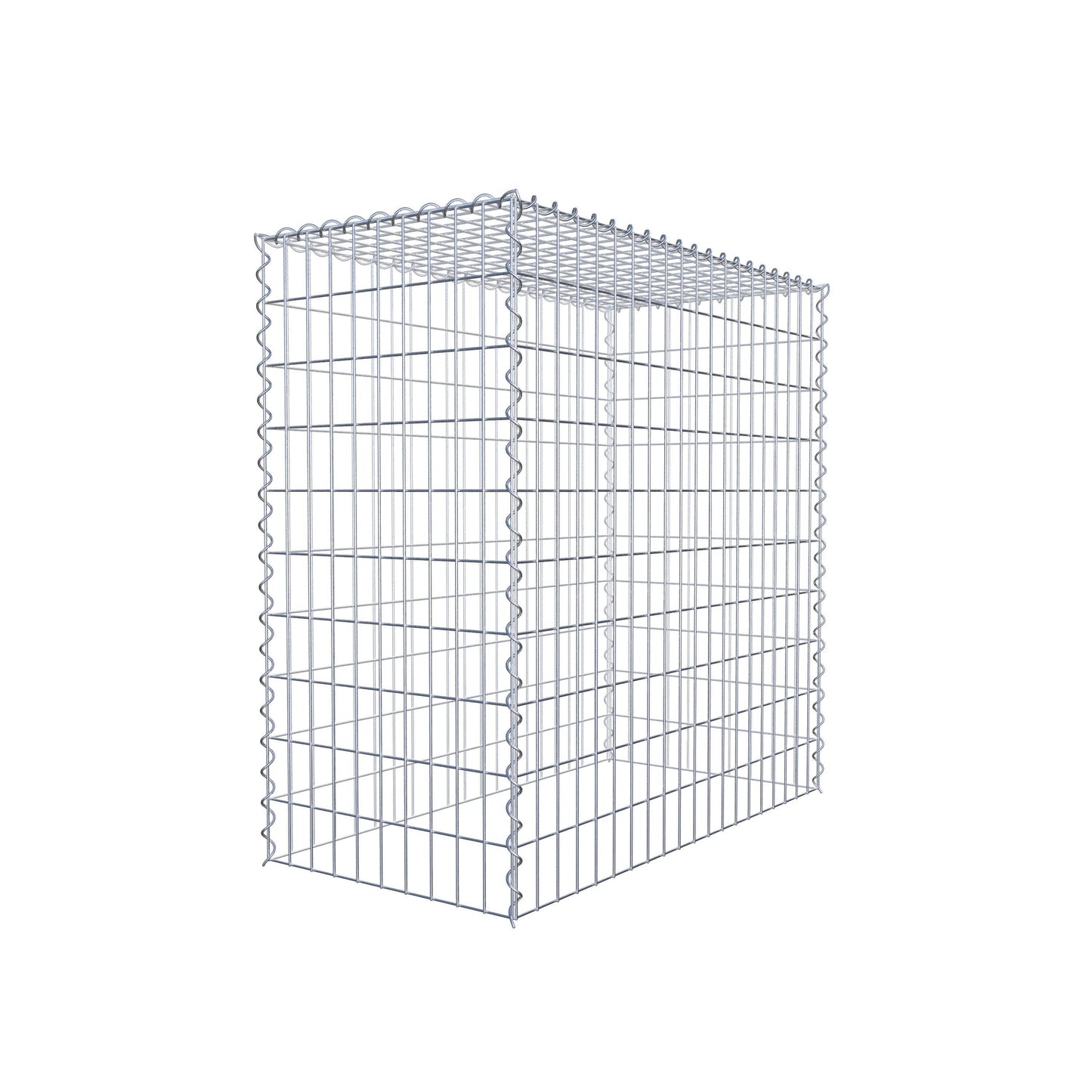 Anbaugabione Typ 3 100 cm x 100 cm x 50 cm (L x H x T), Maschenweite 5 cm x 10 cm, Spirale