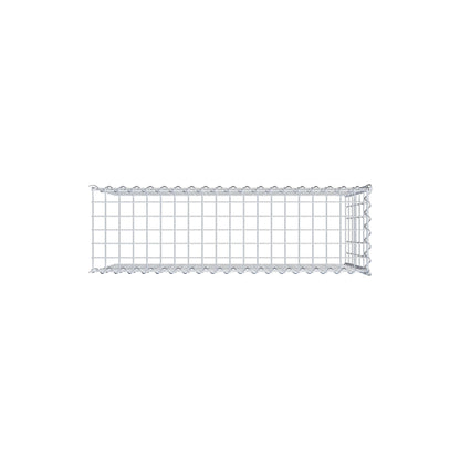 Gabbione aggiuntivo tipo 4 100 cm x 60 cm x 30 cm (L x H x P), dimensione maglia 5 cm x 10 cm, a spirale