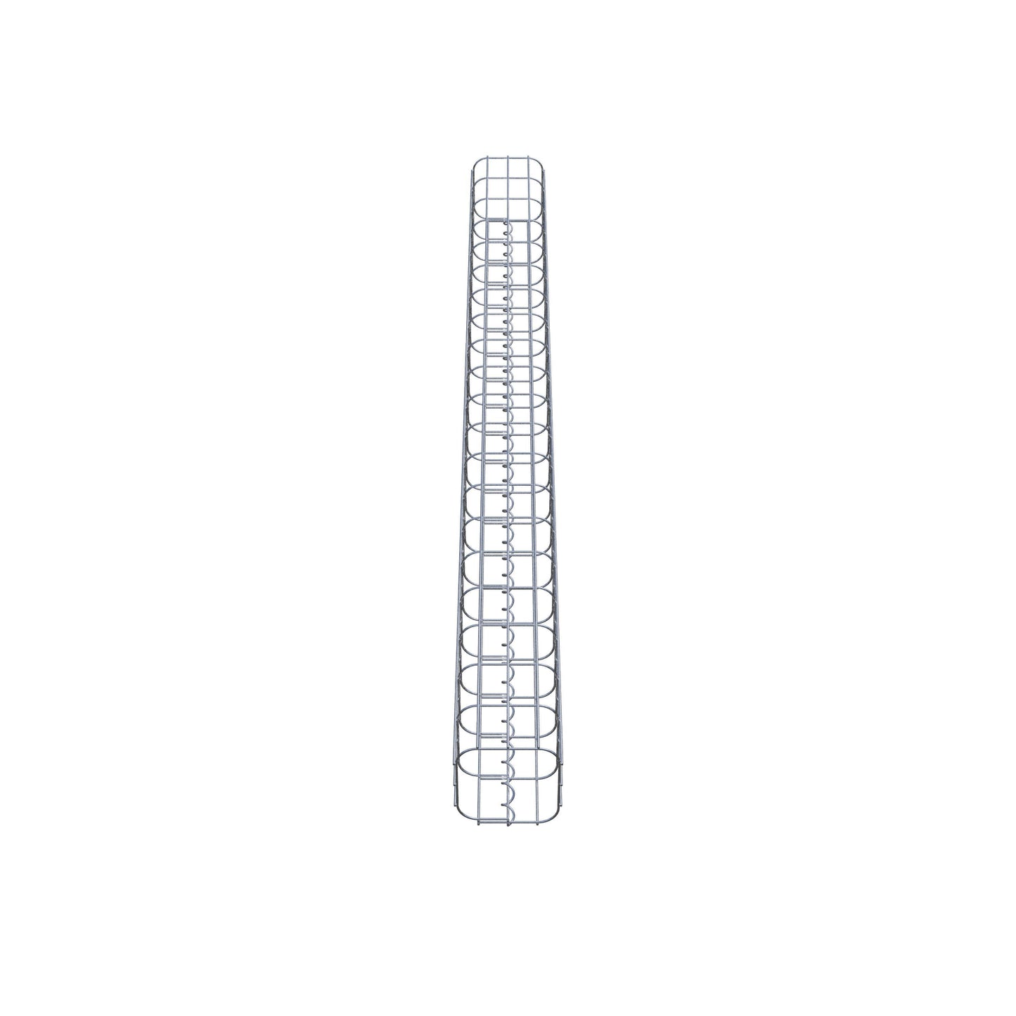 Columna de gaviones cuadrada 17 cm x 17 cm, 200 cm de altura, MW 5 cm x 10 cm
