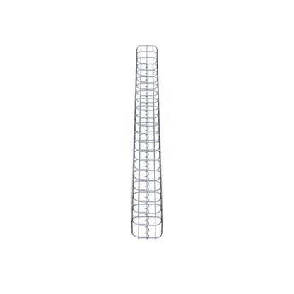 Columna de gaviones cuadrada 17 cm x 17 cm, 200 cm de altura, MW 5 cm x 10 cm