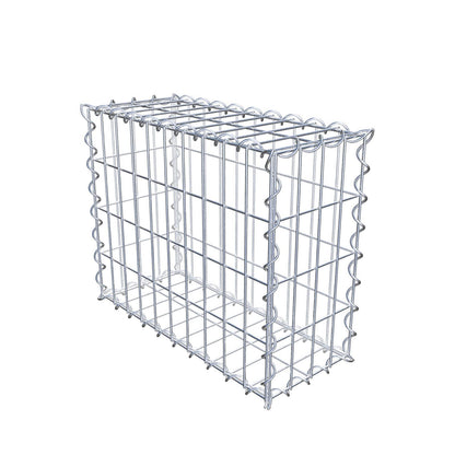 Gabbione 50 cm x 40 cm x 20 cm (L x H x P), maglia 5 cm x 10 cm, spirale