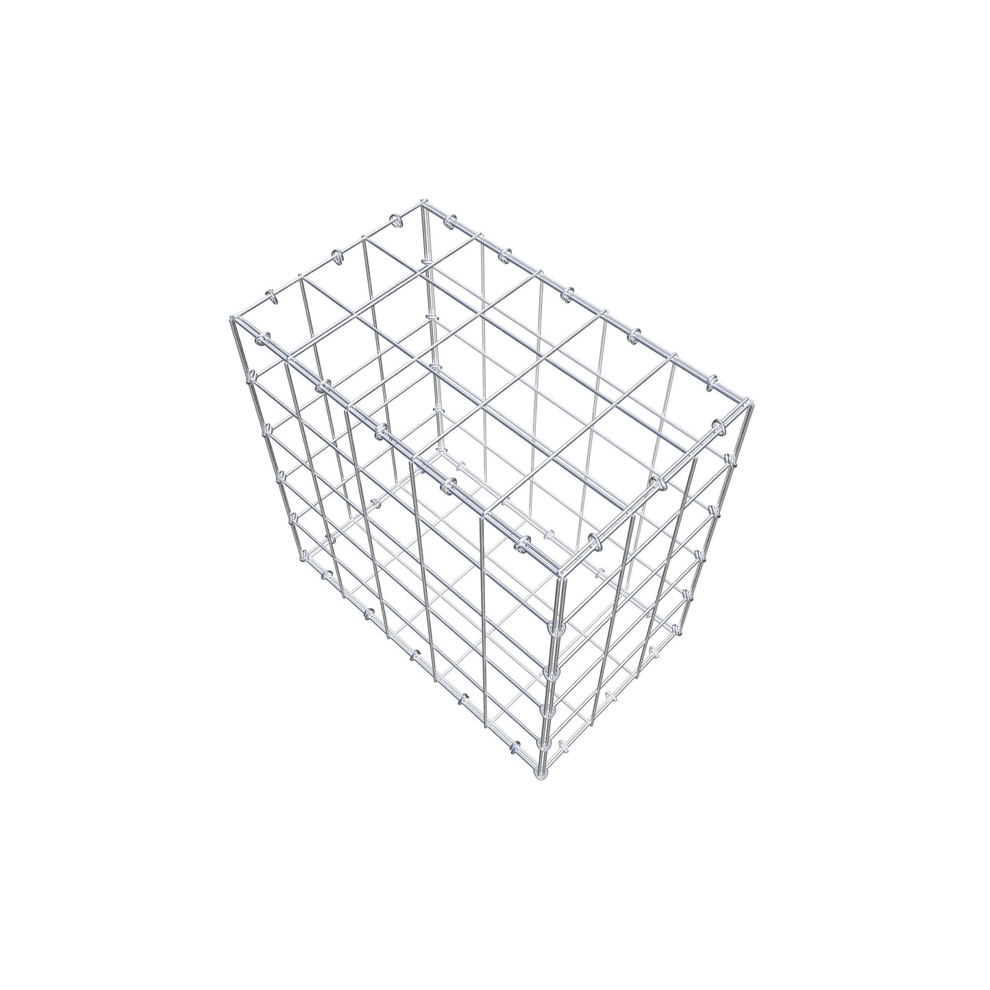 Gabião 50 cm x 50 cm x 30 cm (C x A x P), malhagem 10 cm x 10 cm, anel C
