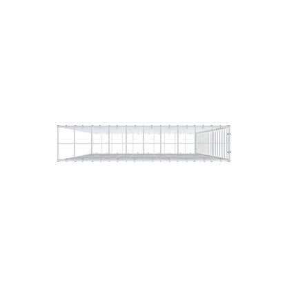 Gabião Tipo 2 200 cm x 100 cm x 20 cm (C x A x P), malhagem 10 cm x 10 cm, anel C