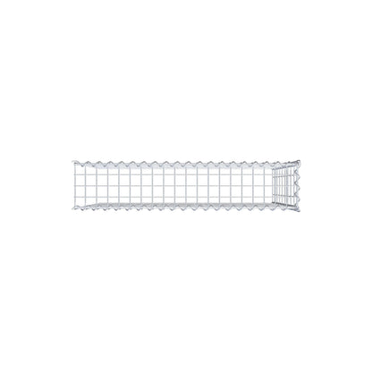 Gabbione aggiuntivo tipo 4 100 cm x 90 cm x 20 cm (L x H x P), maglia 5 cm x 10 cm, spirale