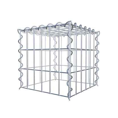 Opvokset gabion type 3 30 cm x 30 cm x 30 cm (L x H x D), maskestørrelse 5 cm x 10 cm, spiral