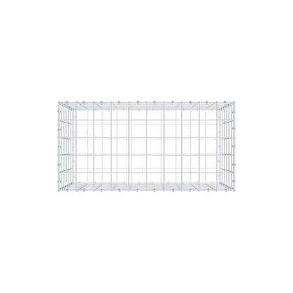 Gabione 100 cm x 60 cm x 50 cm (L x H x T), Maschenweite 10 x 10 cm, Spiralring