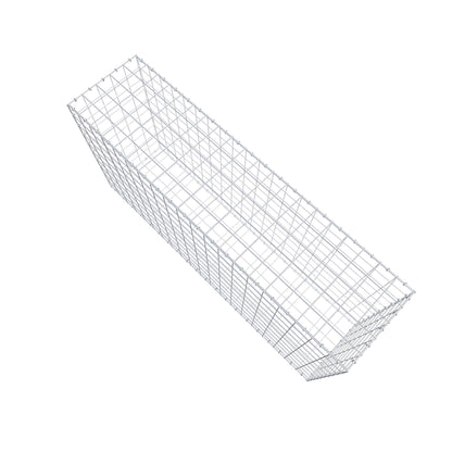Gabione 200 cm x 100 cm x 50 cm (L x H x T), Maschenweite 10 cm x 10 cm, C-Ring