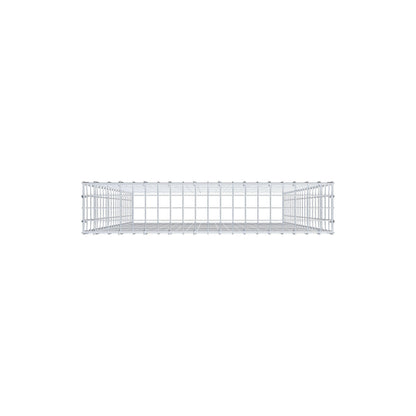 Fourche rapportée type 3 200 cm x 100 cm x 20 cm (L x H x P), mailles 5 cm x 10 cm, anneau C