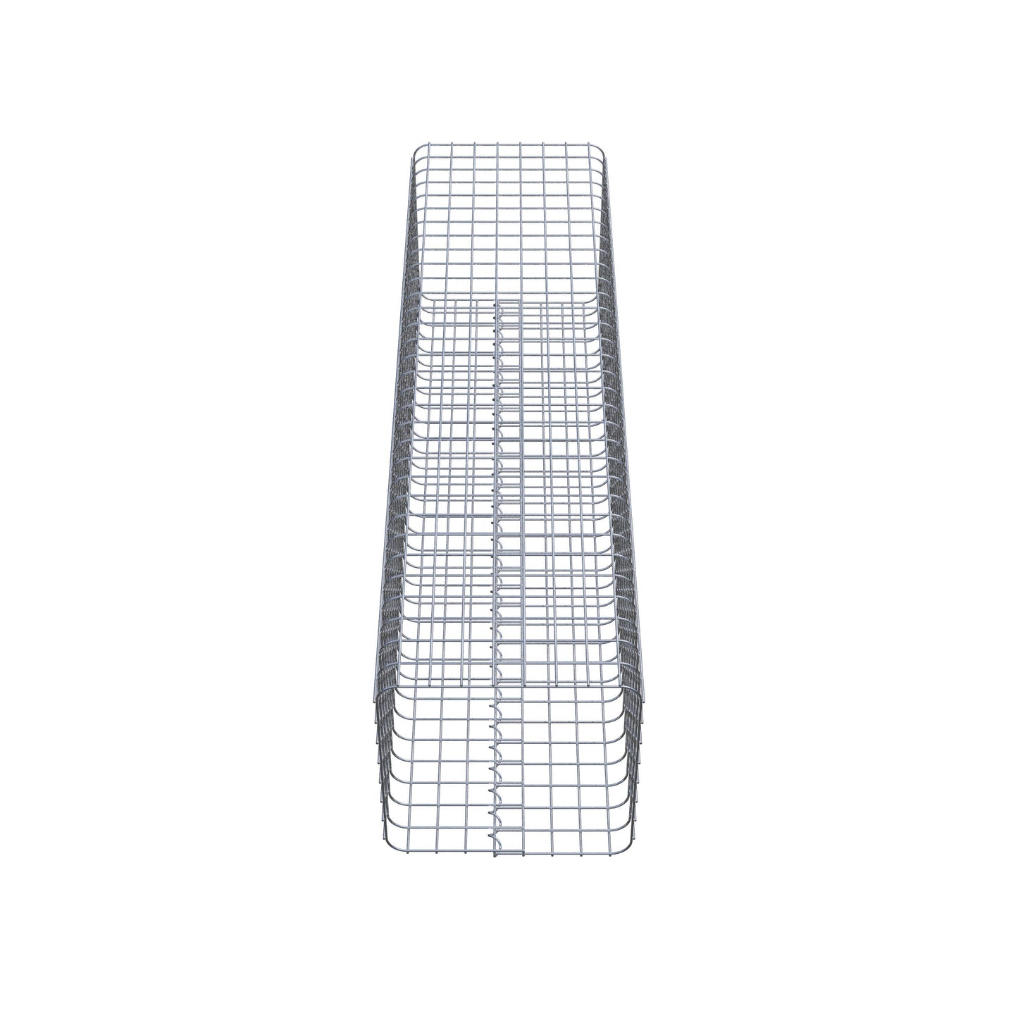 Gabionensäule eckig 42 cm x 42 cm, 160 cm Höhe, MW 5 cm x 5 cm