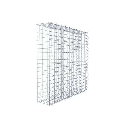 Opvokset gabion type 2 100 cm x 100 cm x 20 cm (L x H x D), maskestørrelse 5 cm x 5 cm, spiral