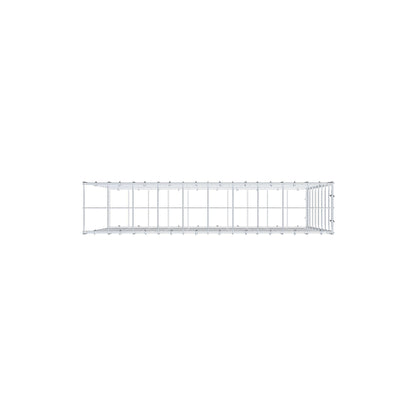 Gabbione aggiuntivo tipo 2 100 cm x 80 cm x 20 cm (L x H x P), maglia 10 cm x 10 cm, anello a C
