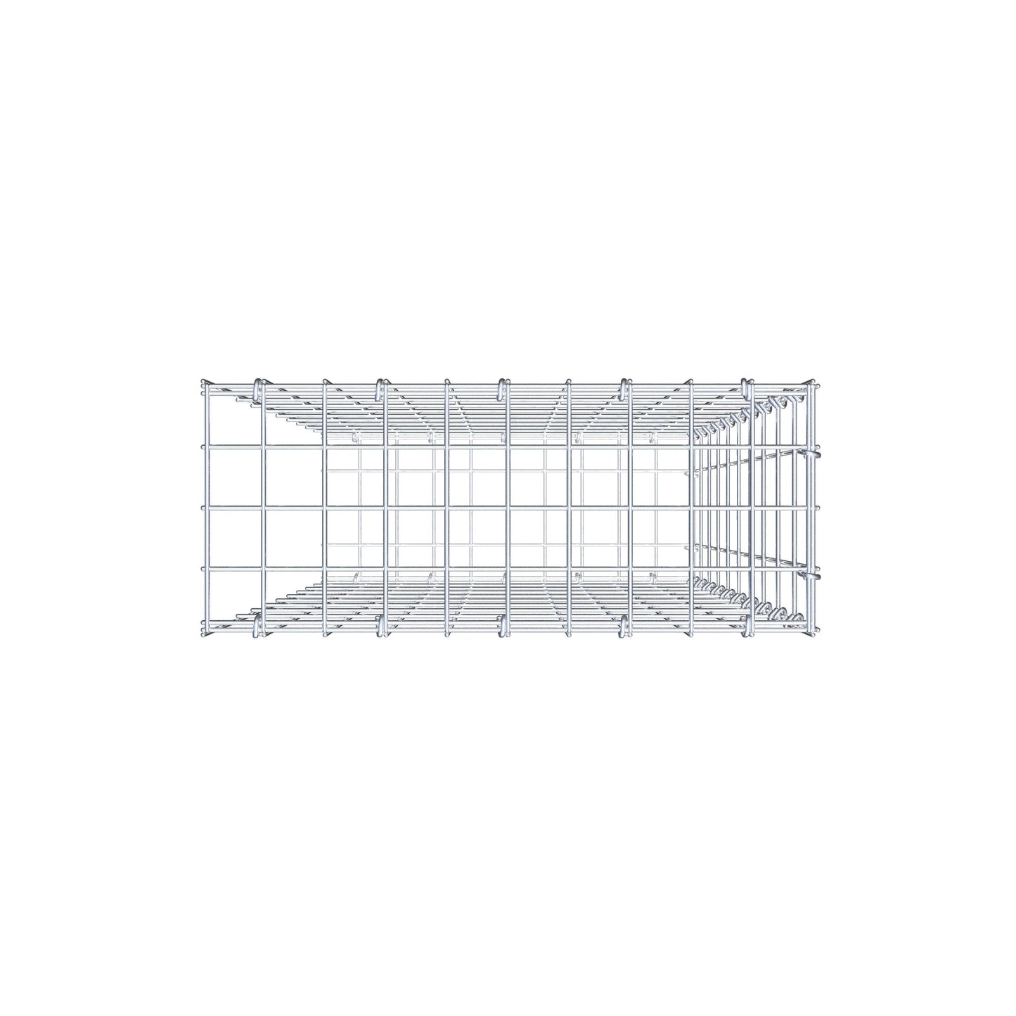 Pile aggiuntivo tipo 2 100 cm x 50 cm x 20 cm, maglia 5 cm x 10 cm, anello a C