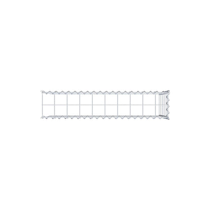 Opvokset gabion type 4 100 cm x 50 cm x 20 cm (L x H x D), maskestørrelse 10 cm x 10 cm, spiral
