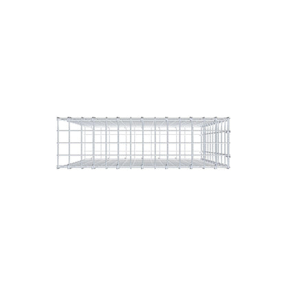 Opzetpaal type 2 100 cm x 70 cm x 20 cm, maaswijdte 5 cm x 10 cm, C-ring