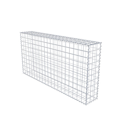 Gabion 200 cm x 100 cm x 30 cm (L x H x P), mailles 10 cm x 10 cm, spirale