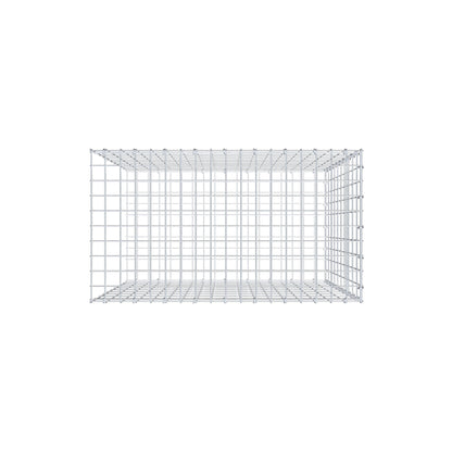 Anbaugabione Typ 2 100 cm x 90 cm x 50 cm, Maschenweite 5 cm x 10 cm, C-Ring