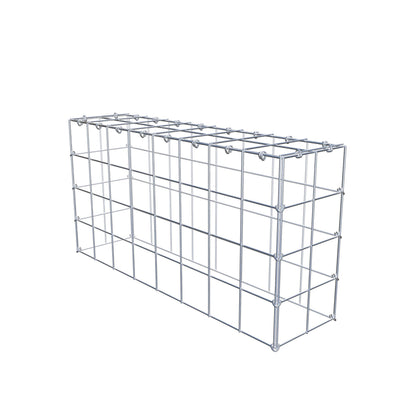 Fourche rapportée type 3 80 cm x 40 cm x 20 cm (L x H x P), mailles 10 cm x 10 cm, anneau C