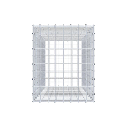 Gabion 100 cm x 40 cm x 50 cm (L x H x D), mesh size 5 cm x 5 cm, C-ring
