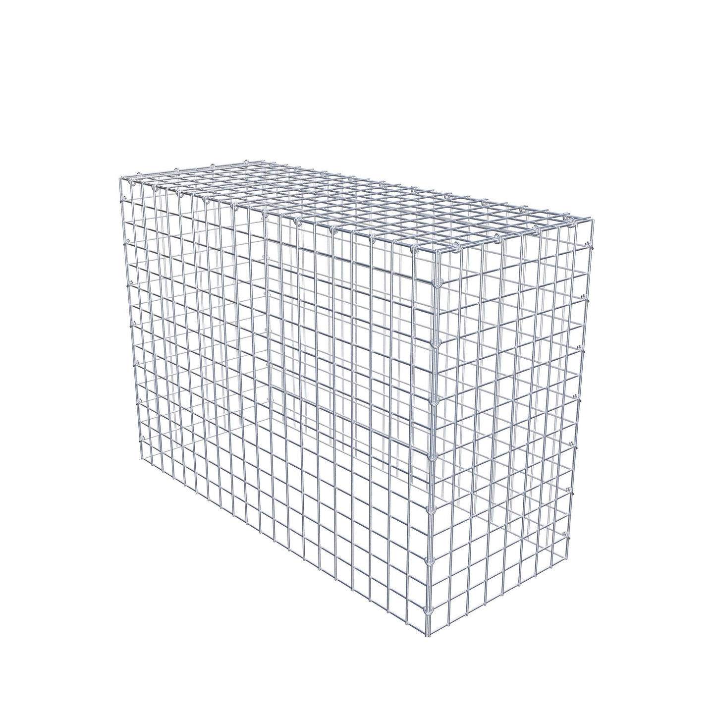 Gabbione aggiuntivo di tipo 3 100 cm x 70 cm x 40 cm (L x H x P), maglia 5 cm x 5 cm, anello a C